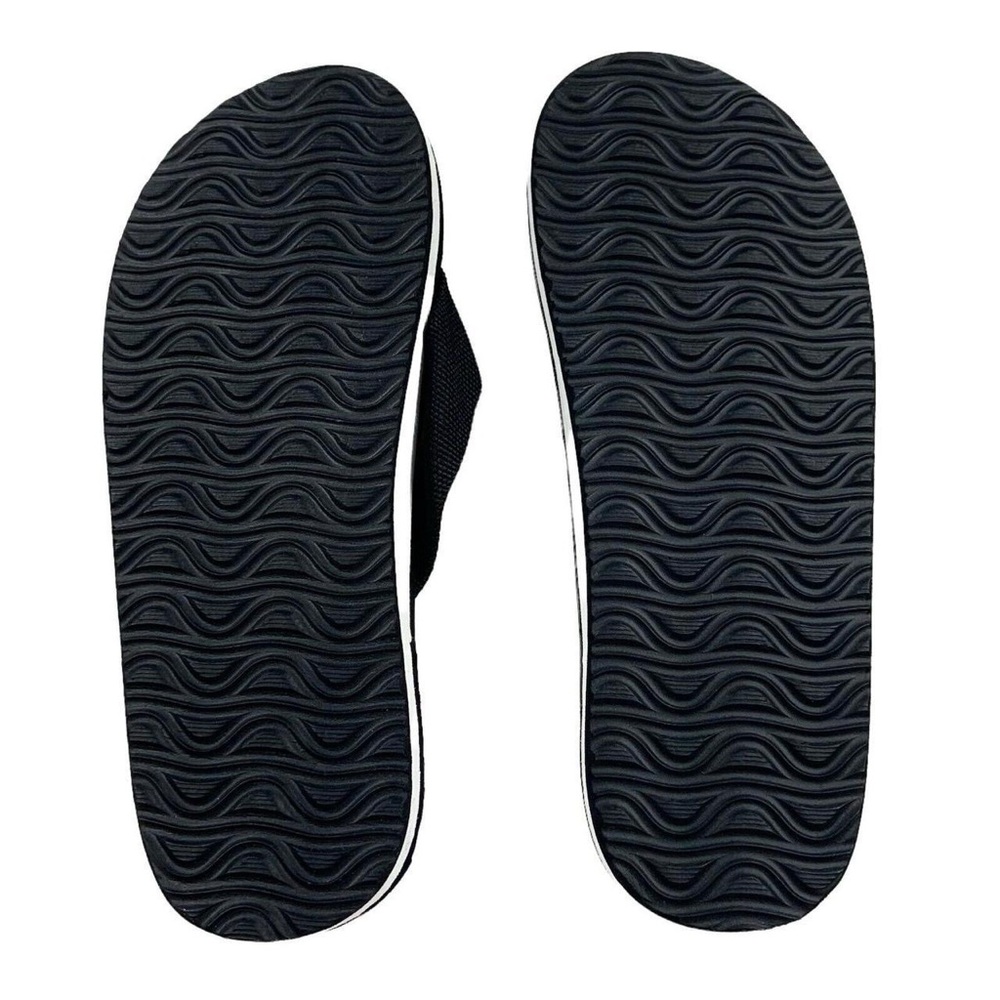 Vintage Stussy x Futura Black & White Atom Slip On Flip Flop Sandal Slides Sz 6 - Picture 3 of 6